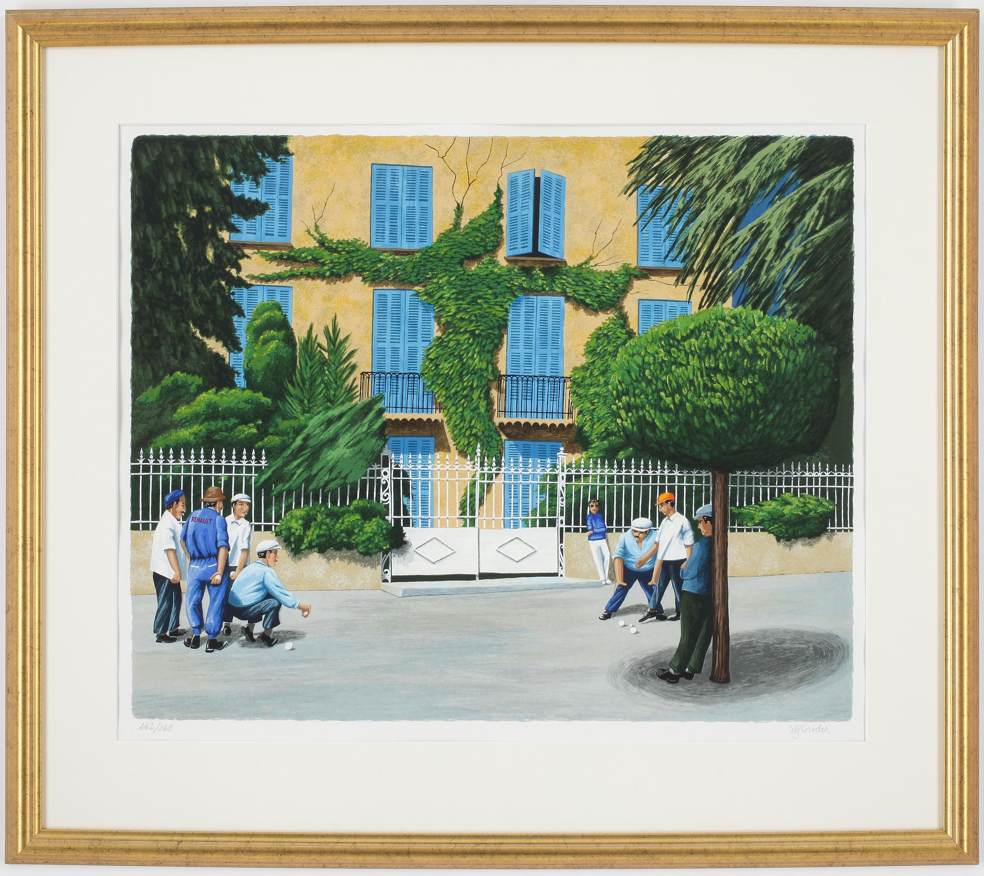 ULF GREDER, färglitografi, signerad och numrerad 262/360.