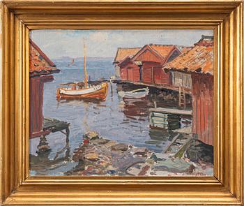 Oscar Hullgren, "Skepparhamn, Käringön".