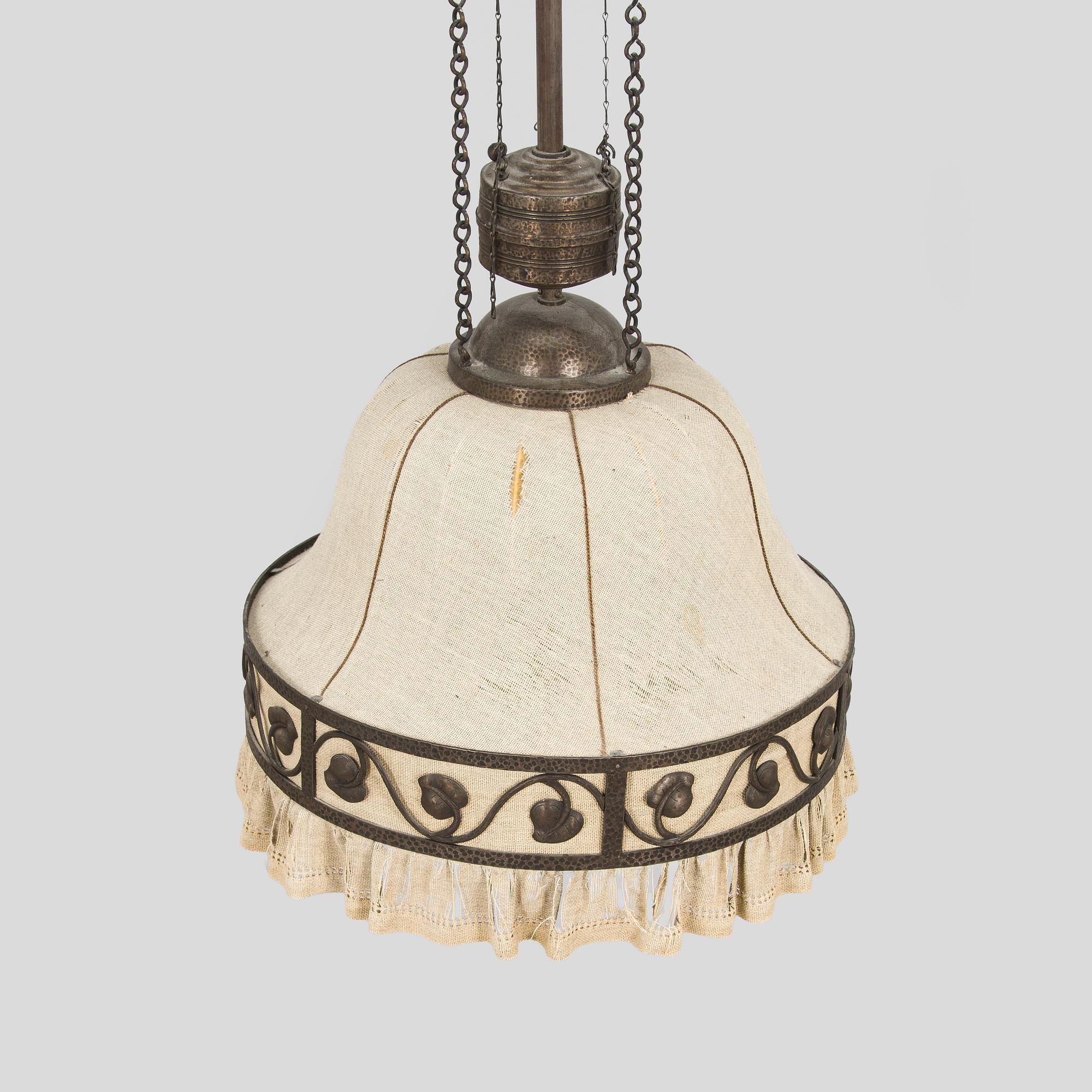 Counter weight light, early 20th century.