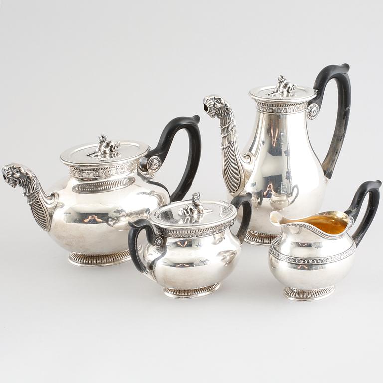 A silver coffee set by JMJ in Gothenburg.