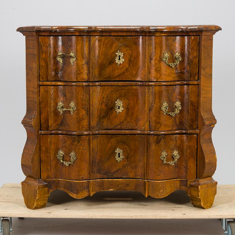 Byrå, senbarock, 1700-tal.