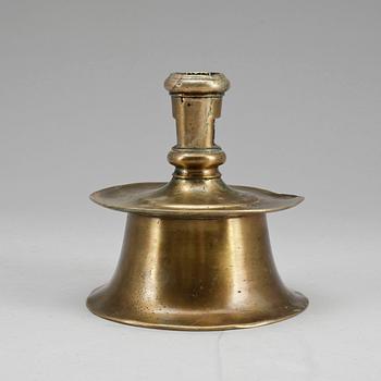 LJUSSTAKE, mässing, troligen 1500/1600-tal, Nordvästra Europa.