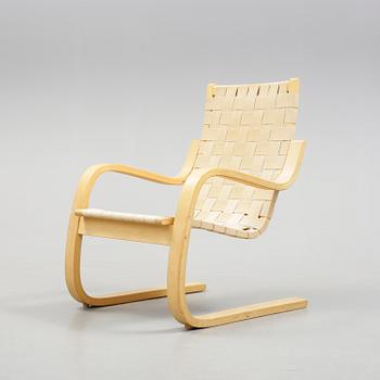 FÅTÖLJ, Alvar Aalto, Artek, modell 406. Björk.