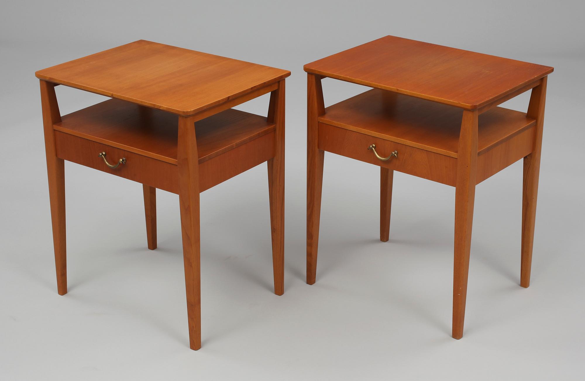 SÄNGBORD, ett par, Sverige, 1940/1950-tal.