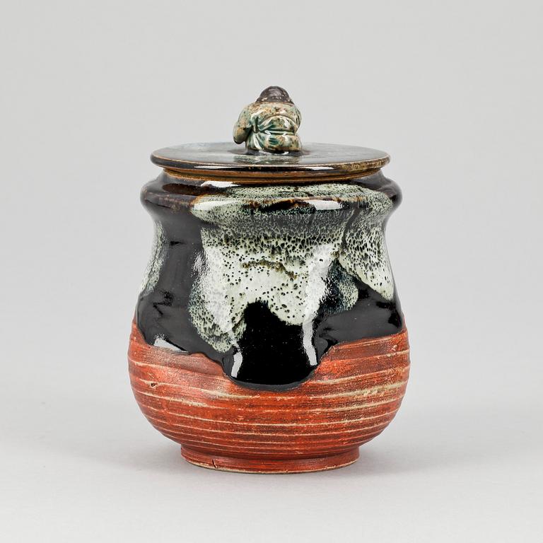 BURK med LOCK, keramik, Japan, 1900-tal.