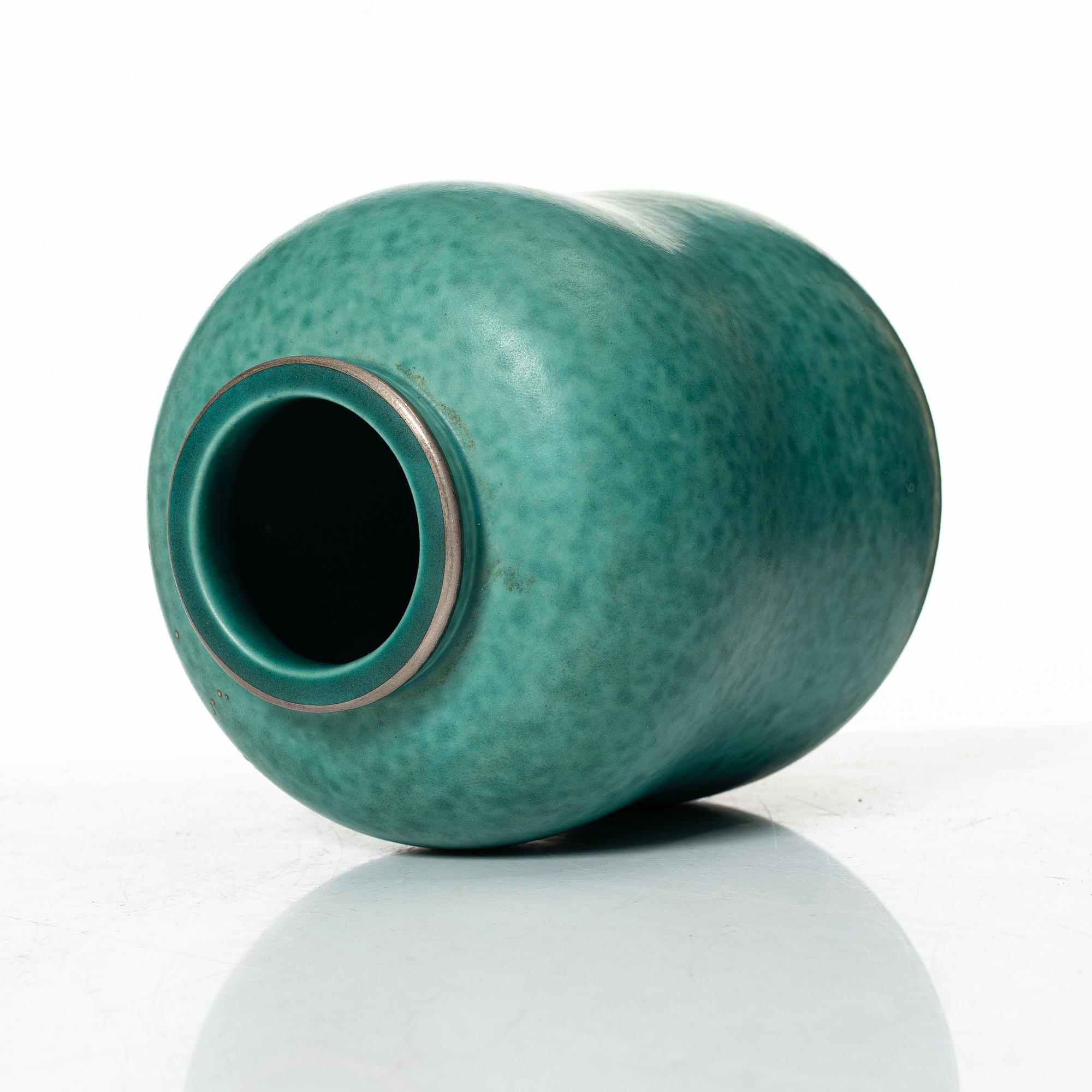 Wilhelm Kåge, Vase, "Argenta", Gustavsberg.