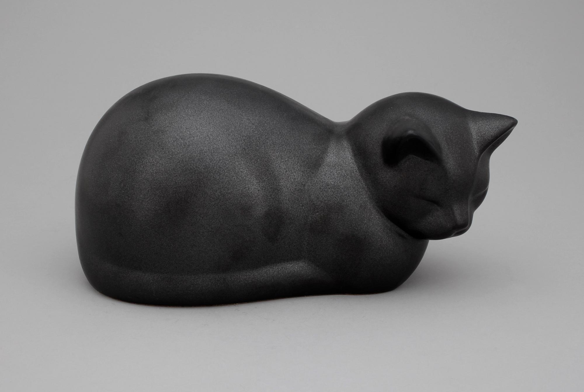 FIGURIN, stengodslera, Lisa Larson, Gustavsberg.