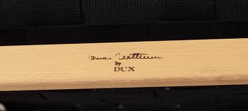 FÅTÖLJ med FOTPALL, "Pernilla" Bruno Mathsson, Dux, 1900-talets slut.