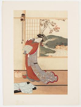 PARTI FÖREMÅL, 16 delar. Japan, 1900-tal.