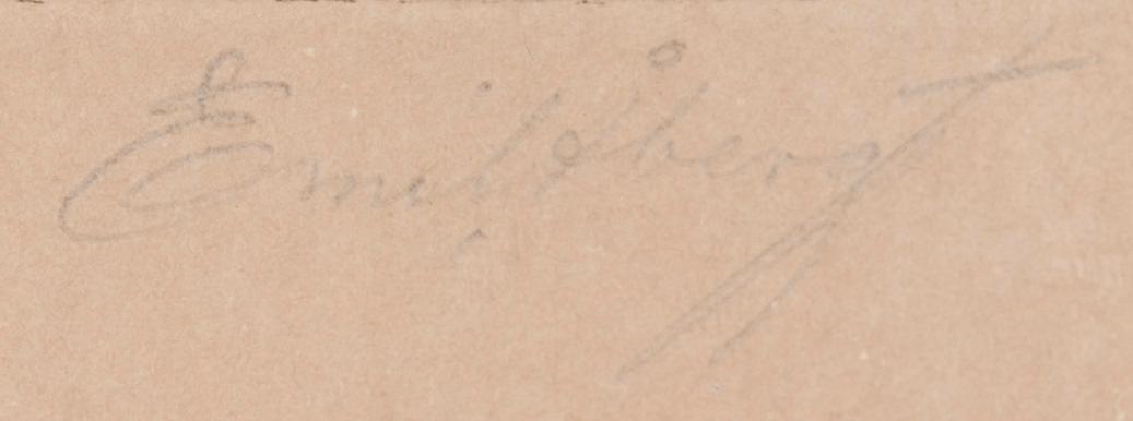 EMIL ÅBERG, etsning, signerad, även i plåten.