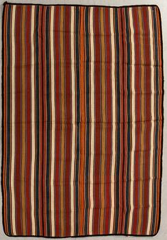 Fabric Bidjar/Azerbaijan Jajim antique four joined panels approx. 185x130 cm.