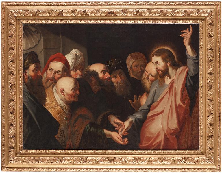 Peter Paul Rubens His studio, Christ and the tribute money.