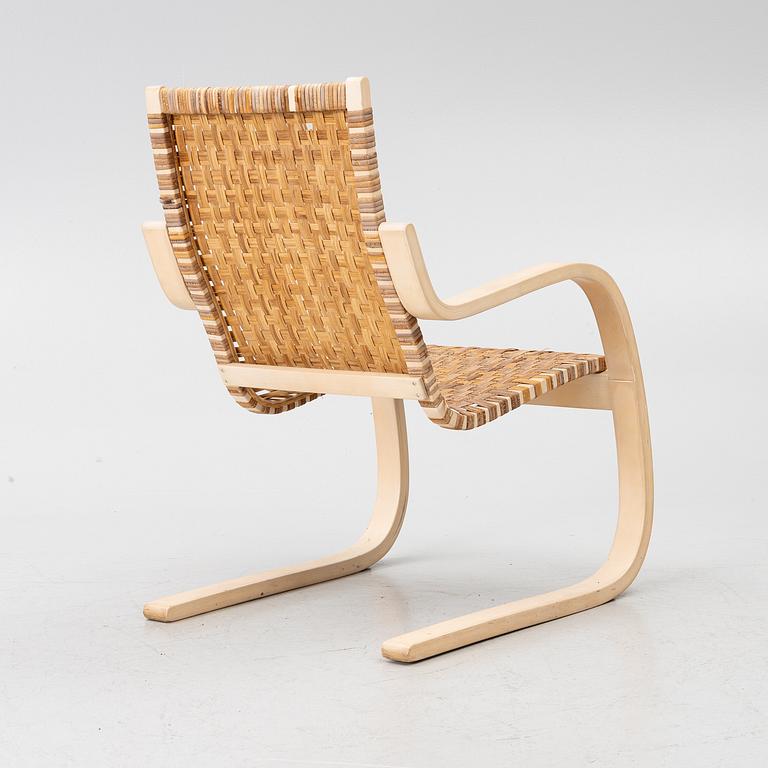 Alvar Aalto, A model 406 armchair, Artek,  second half of the 20th century.