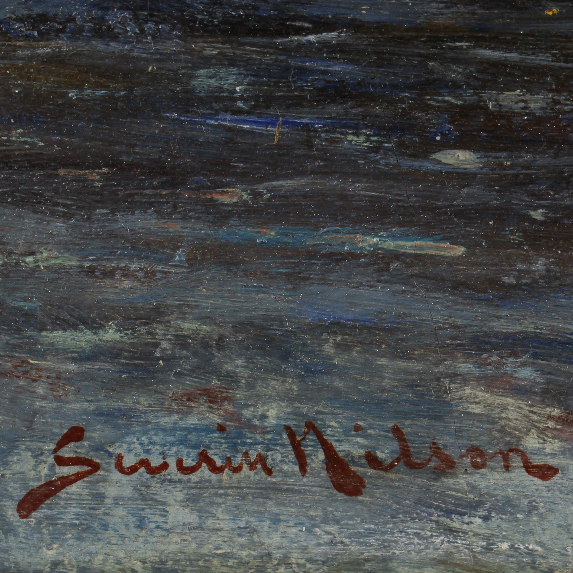 SEVERIN NILSON. olja på duk, signerad.