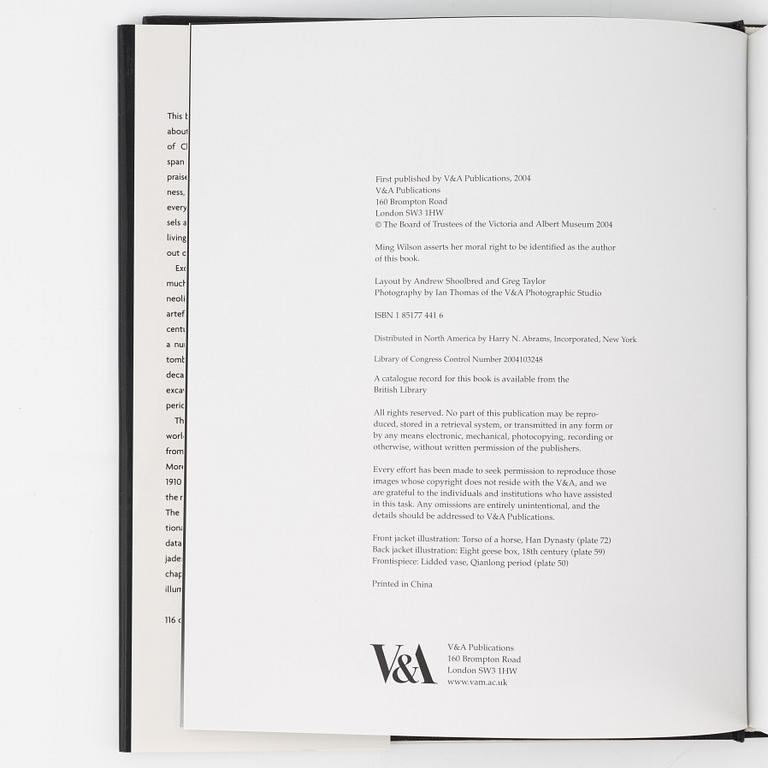 Five books about the topic chinese jades.