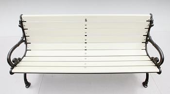 PARKSOFFA, gjutjärn, Klafreströms bruk, 1900-tal.