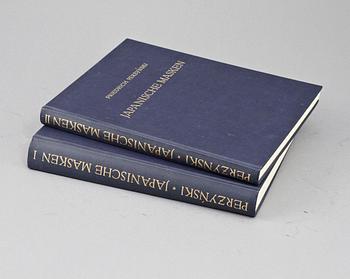 BÖCKER, 2 volymer, "Japanische Masken", Friedrich Perzynski, Berlin und Leipzig verlag von walter de gruyter & Co, 1925.