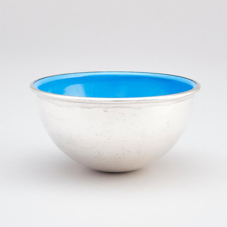 Sebastian Schildt, an enameled silver bowl, Stockholm 2015.