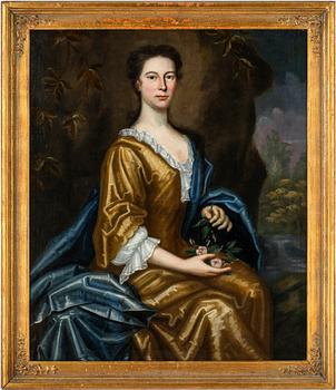 GOTTFRIED KNELLER, Hans krets, olja på duk, ej signerad.