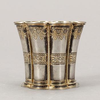 MARGARETABÄGARE
Silver, A Michelsen, Köpenhamn, Danmark, 1900-tal. Vikt 109 gram.