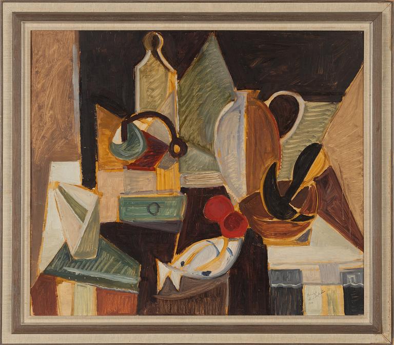 Bengt Lindström, oil on panel, signed and dated 1950.