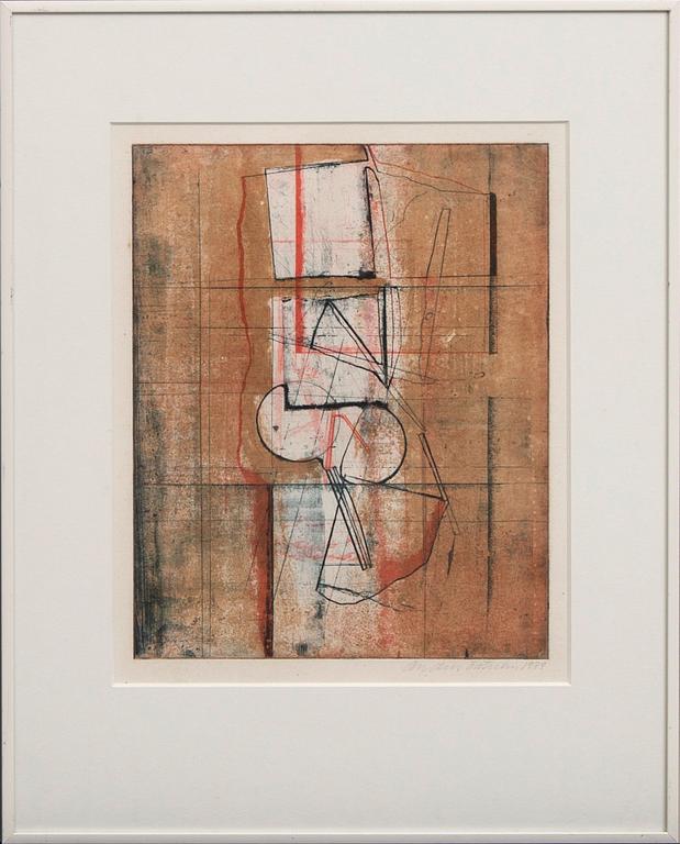 Anders Österlin, three serigraph, 3 pcs, signed dated and numbered 1979 71/125 1/10.