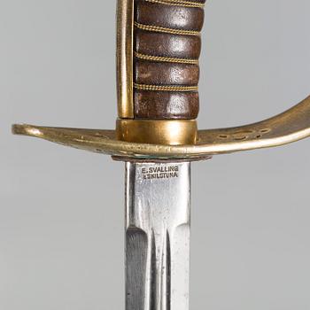 A sword for the swedish army, m/1893.