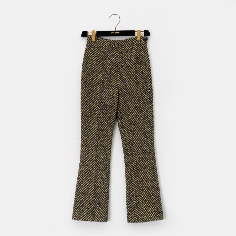 Prada, wool trousers, size 36.