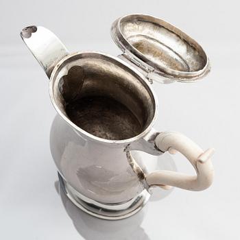 Kaffekanna, silver, Wien, Österrike, 1776.