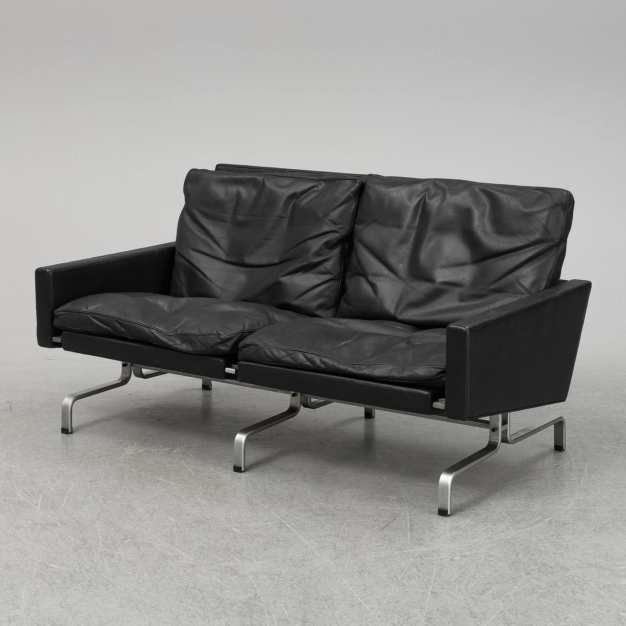 POUL KJAERHOLM, 'PK31-2' sofa, E Kold Christensen, Denmark.