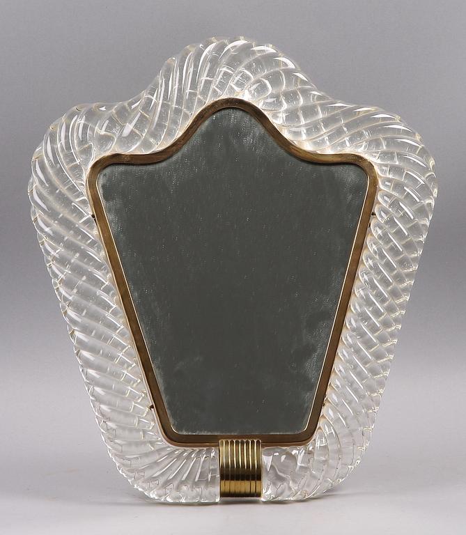 BORDSPEGEL, märkt Barovier Toso, Murano.