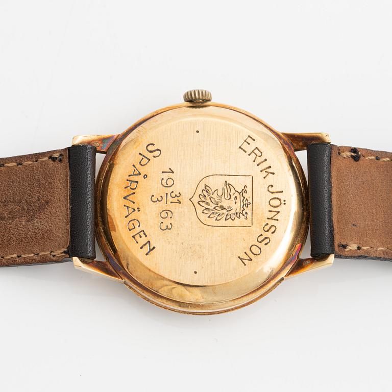 Omega, wristwatch, 34 mm.