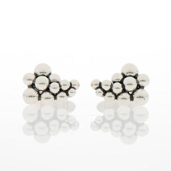 GEORG JENSEN, A PAIR OF CUFFLINKS, "Moonlight grapes", silver.