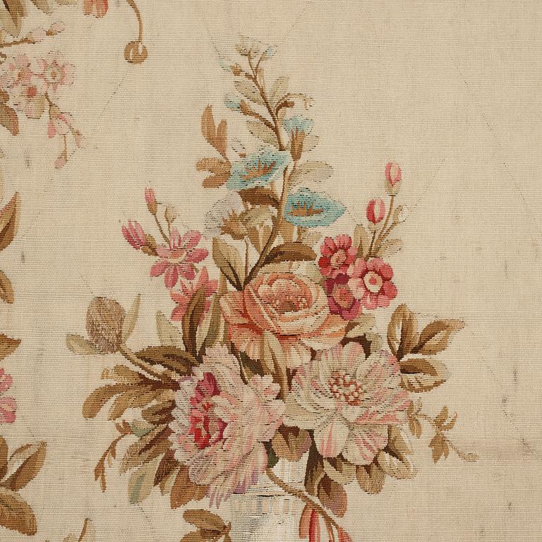 A TAPESTRY, "A Palace interior", ca 314,5 x 185,5-186,5 cm, Aubusson probably, second half of the 19th century.