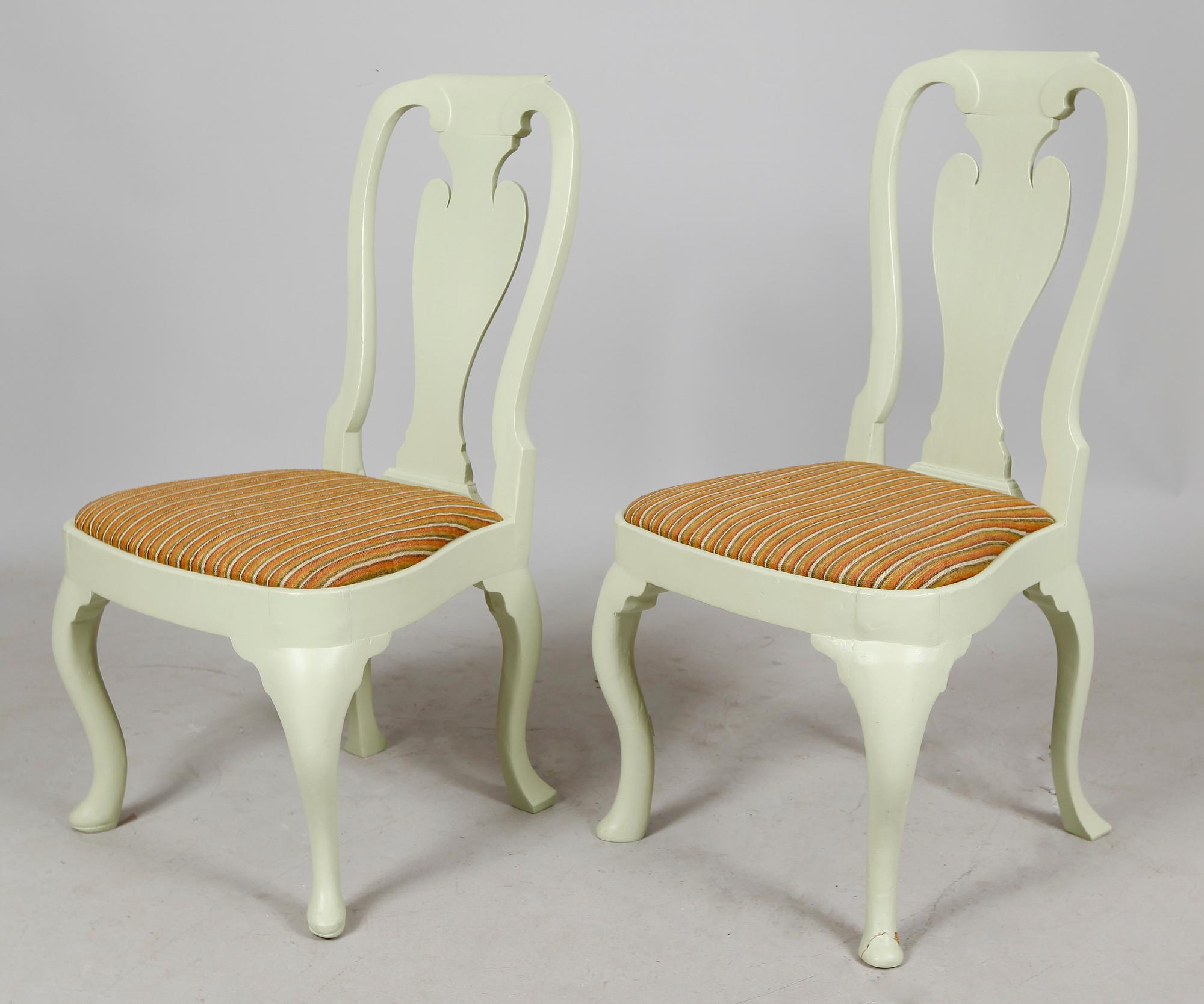 BORD SAMT STOLAR, 2 st, rokoko, 1700-tal.