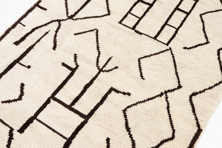 A rug, Morocco, c. 258 x 146 cm.