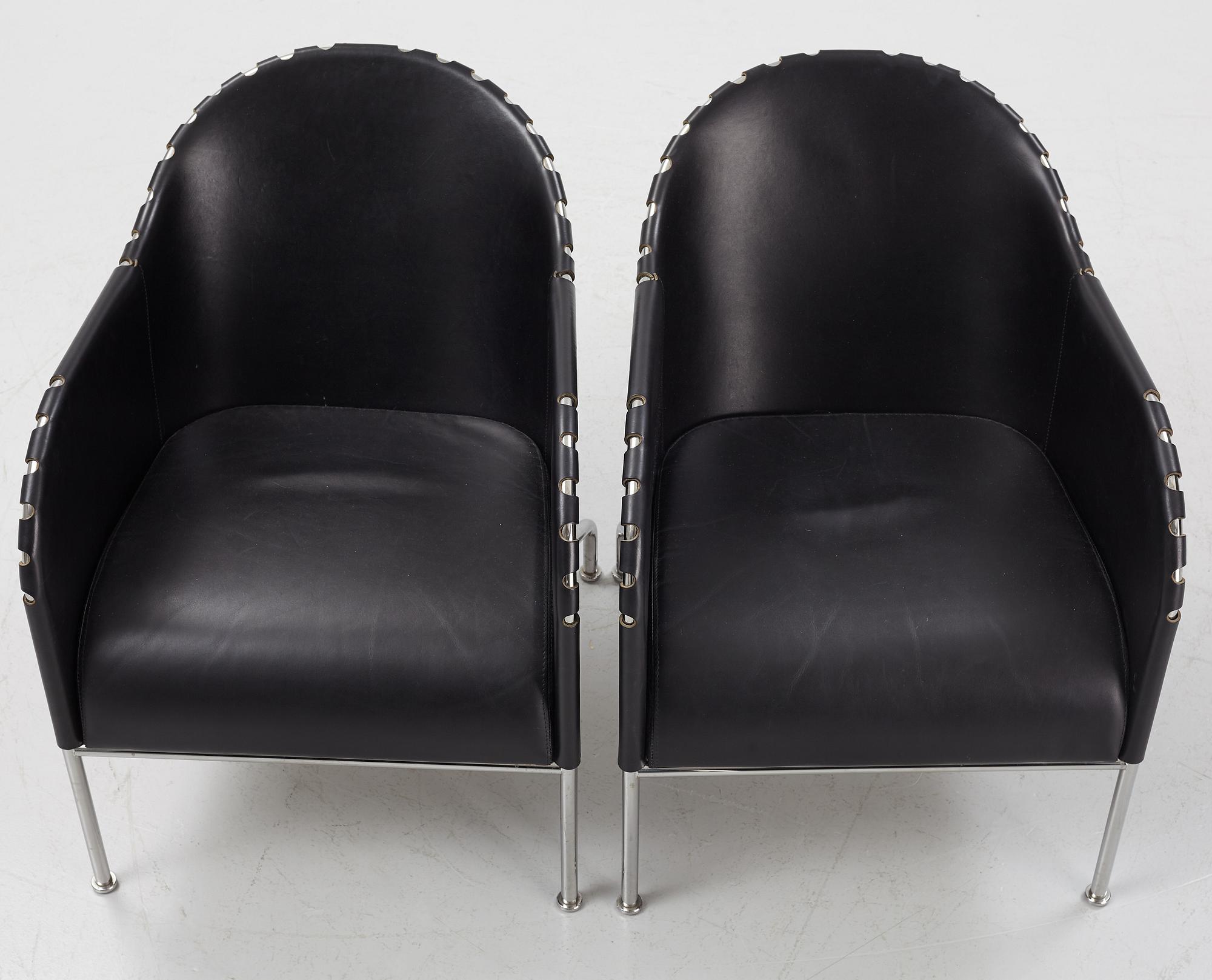 Mats Theselius, a 'Bruno' a pair of lounge chair from Källemo.