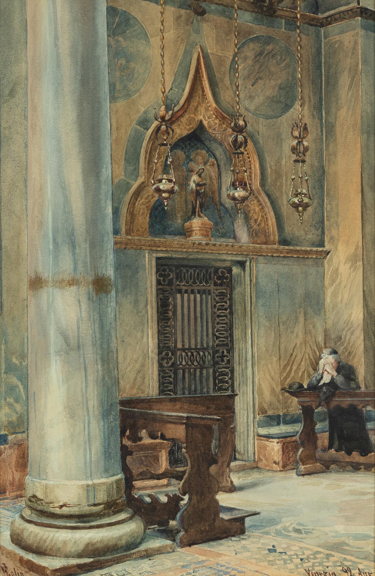 Ellen Jolin, Veneziansk kyrkointeriör.