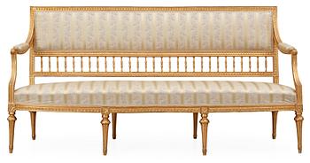 A Gustavian late 18th century sofa.