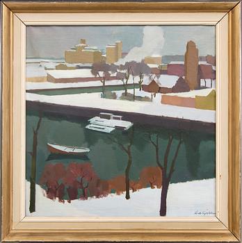 Richard Björklund, Oil on canvas, signed.