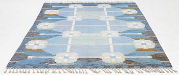 Ingegerd Silow, Rug “Dellen”, rölakan, approx. 283 x 193 cm, signed IS.