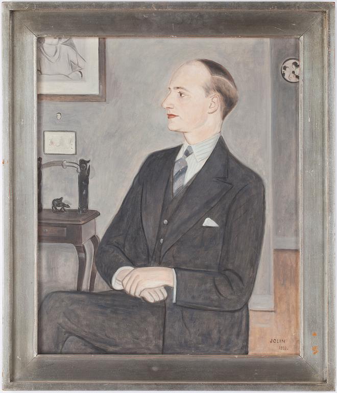 EINAR JOLIN, olja på duk, signerad och daterad 1933.
