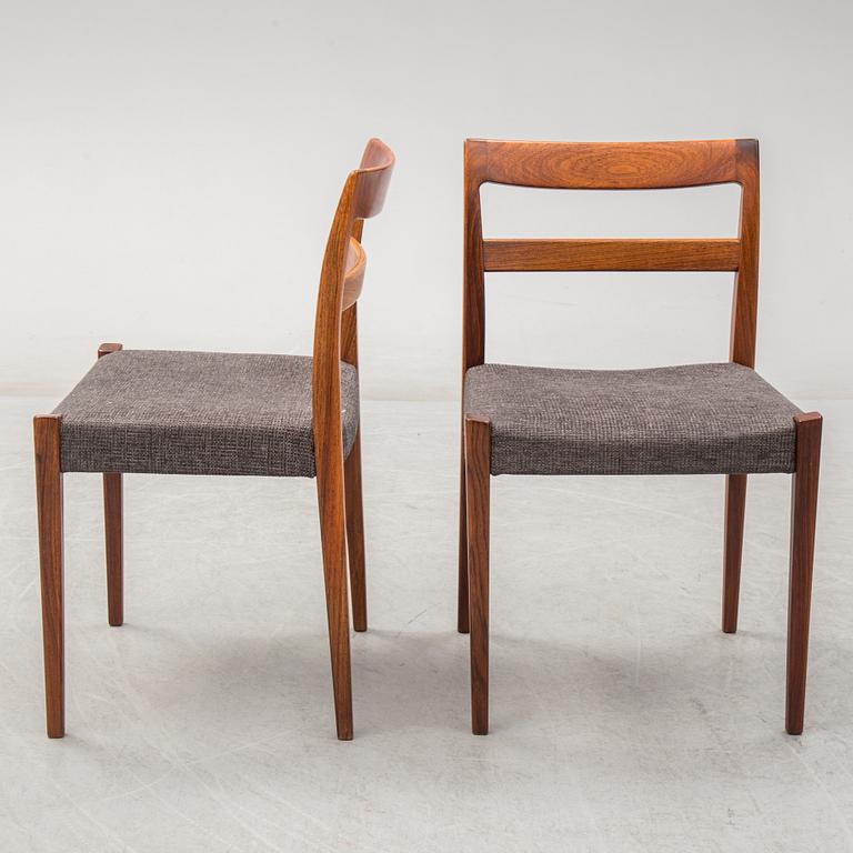 NILS JONSSON, A table and 4 chairs, "Garmi", Troeds, Bjärnum. 1960s.