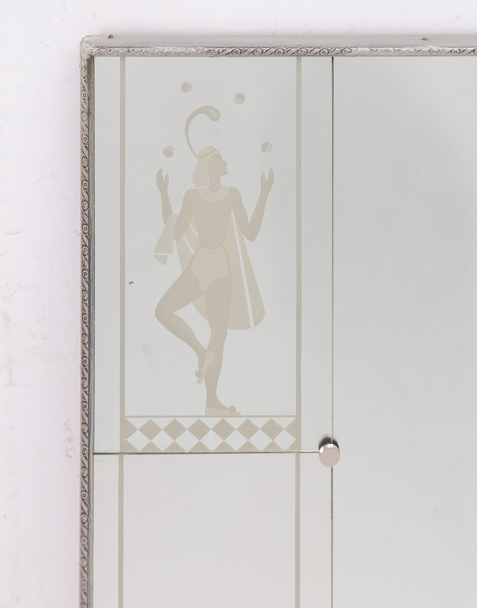 Mirror, mid-20th century.
