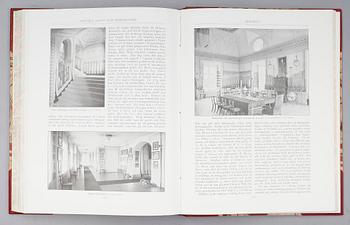 BÖCKER: Svenska Slott och Herresäten vid 1900-talets början, Nordisk famljeboks Tryckeri 1908-1910, 5 volymer.