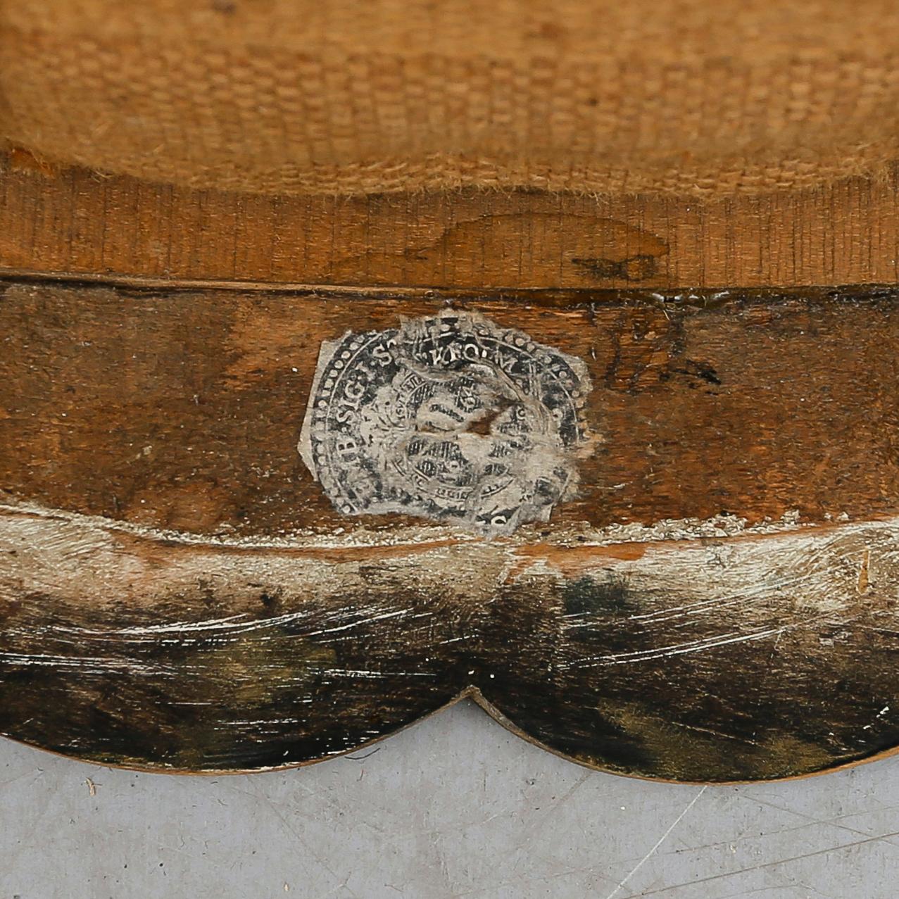 STOLAR, 1 par, Stockholmsarbeten, rokoko, 1700-talets andra hälft.