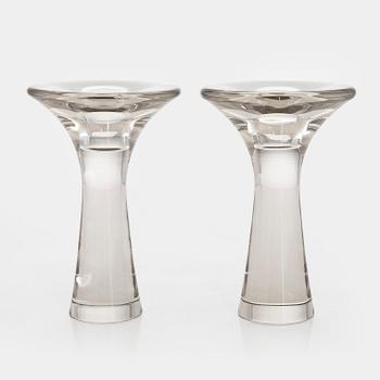 Tapio Wirkkala, kynttilänjalkapari, signeerattu Tapio Wirkkala - 3412. Iittala.