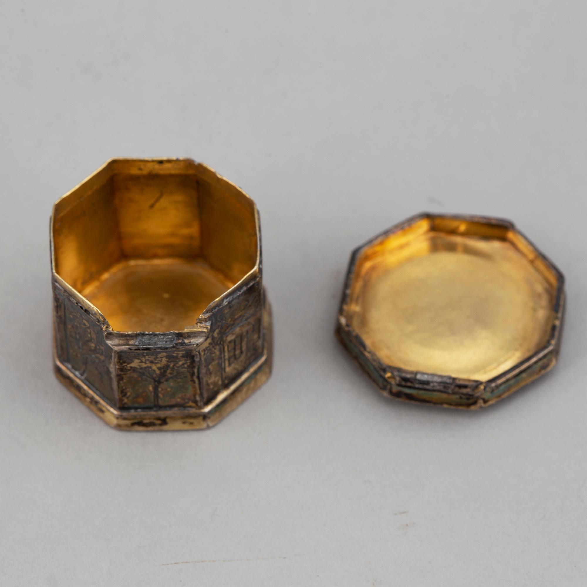 PETER ANDREAS THOMASSON, luktdosa, silver, Karlskrona (1832-1864).