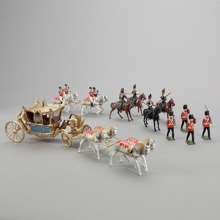 TENNFIGURER, 16 stycken, Britains 1900-talets mitt.