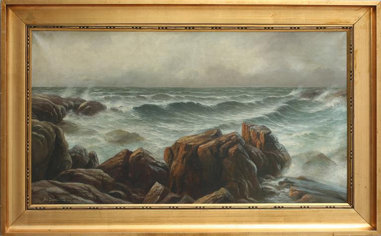 JOHAN OSSIAN-ANDERSSON, sign "Th Sandström", olja på duk, sign o dat 1916.